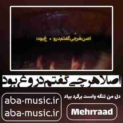 آهنگ اصلا هرچی گفتم دروغ بود دل من تنگه واست برگرد بیاد
