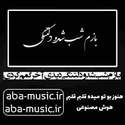 آهنگ بازم شب شد و دلتنگی دیدی آخر گمم کردی با صدای زن