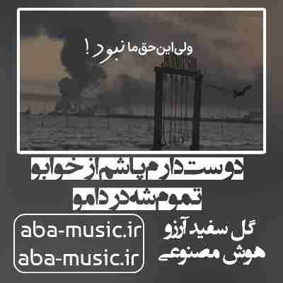 آهنگ دوست دارم پاشم از خوابو تموم شه دردامو صدای زن