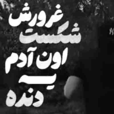 غرورش شکست اون آدم یه دنده