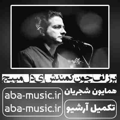 همایون شجریان بر زلف چون کمندش ای دل مپیچ