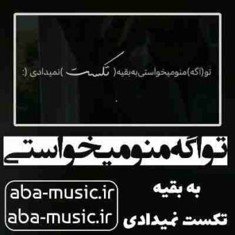 دانلود آهنگ تو اگه منو میخواستی به بقیه تکست نمیدادی