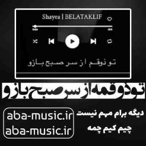 دانلود آهنگ تو ذوقمه از سر صبح بازو